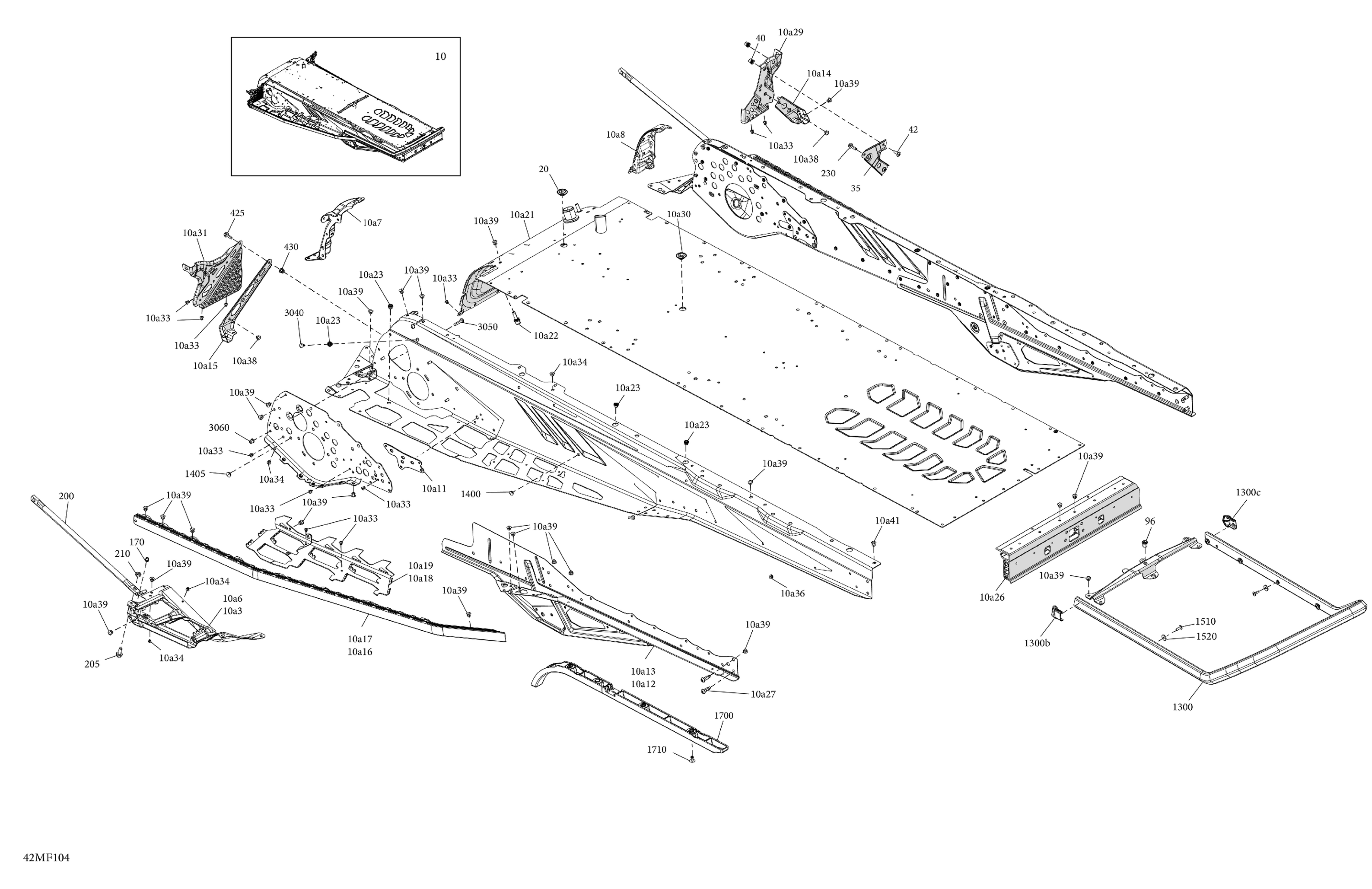 Схема узла: Frame - System - Rear Section