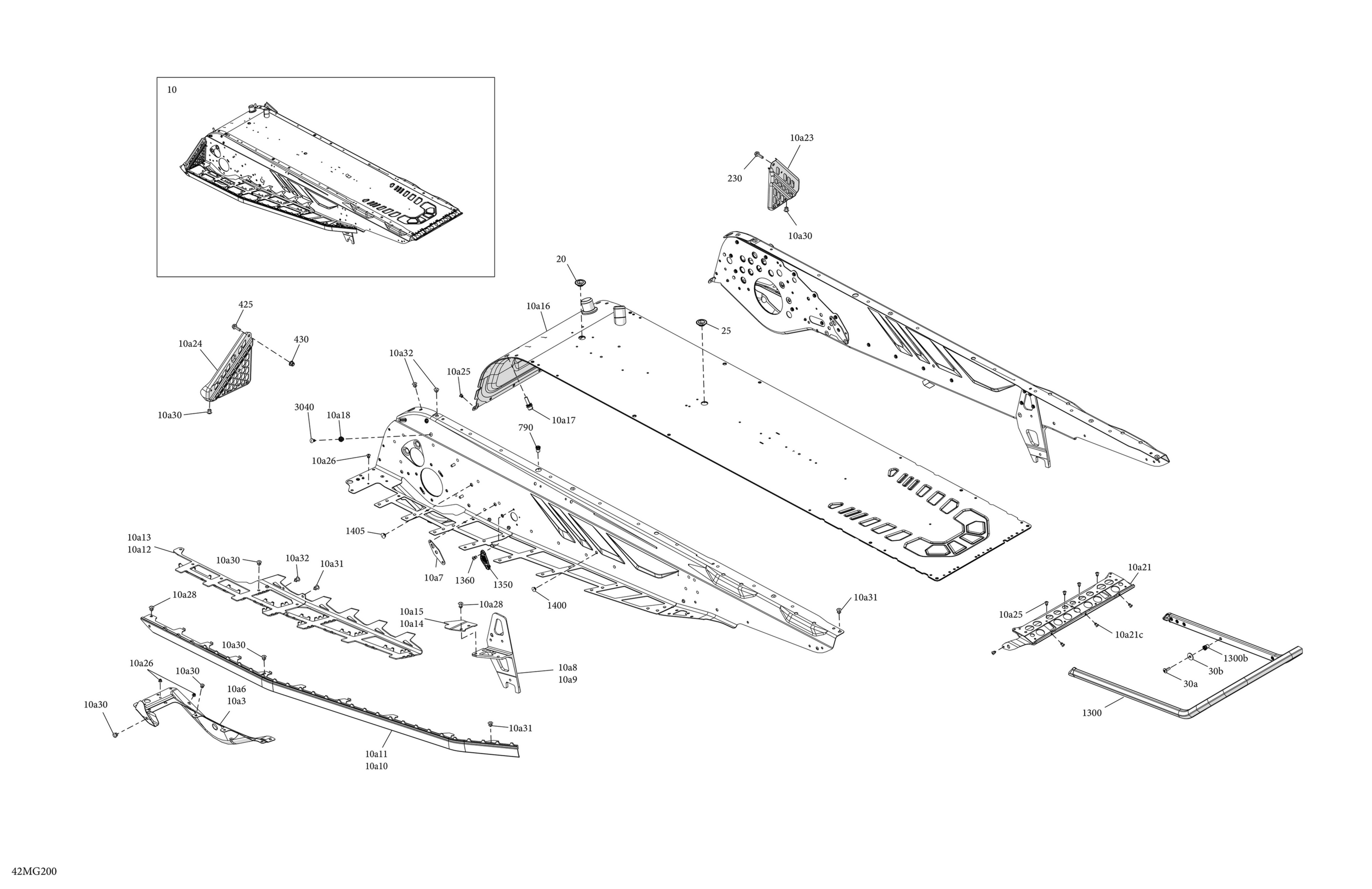 Схема узла: Frame - System - Rear Section