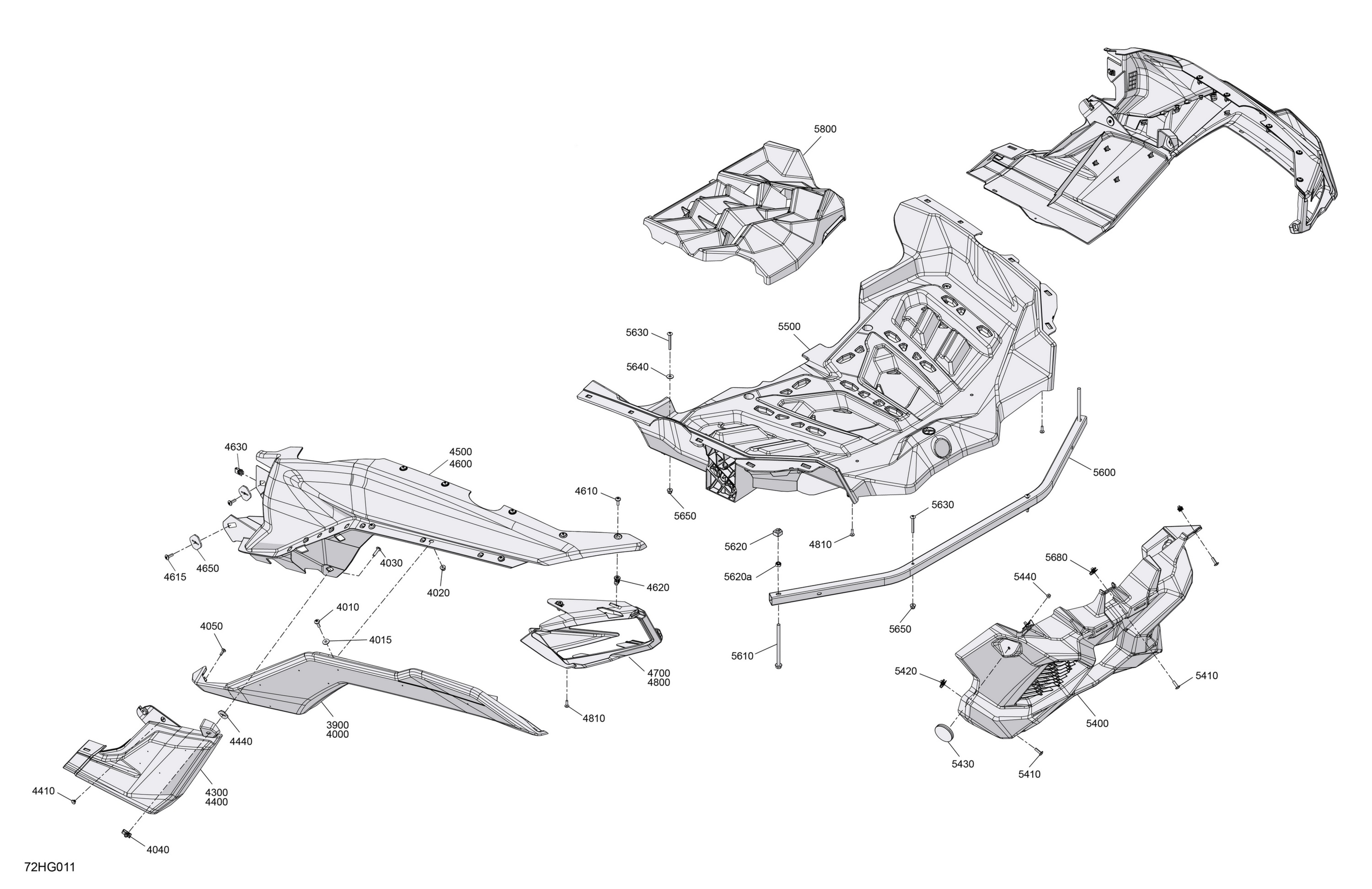 Схема узла: Body - Rear Section
