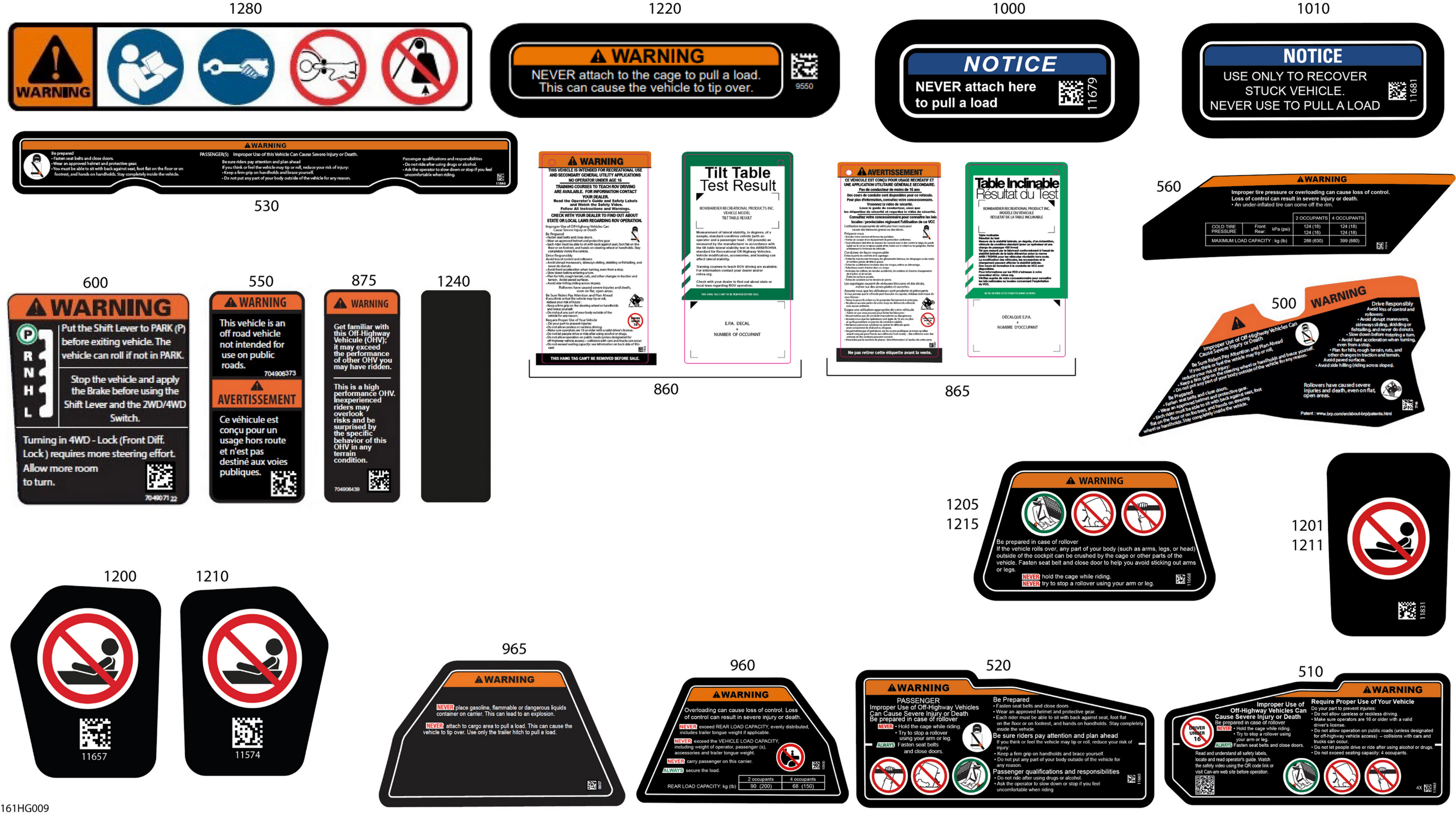 Body - Warning Decals