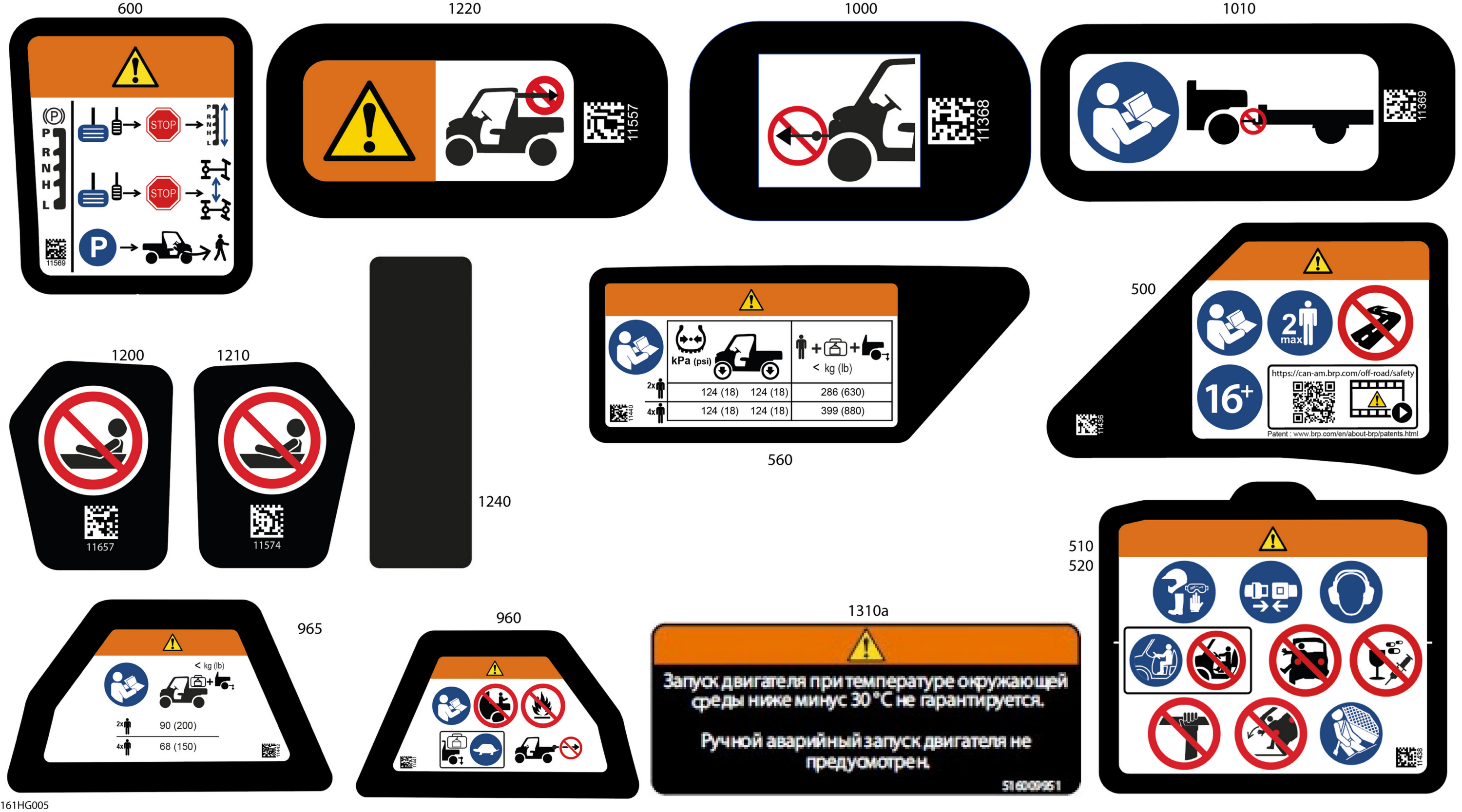 Body - Warning Decals