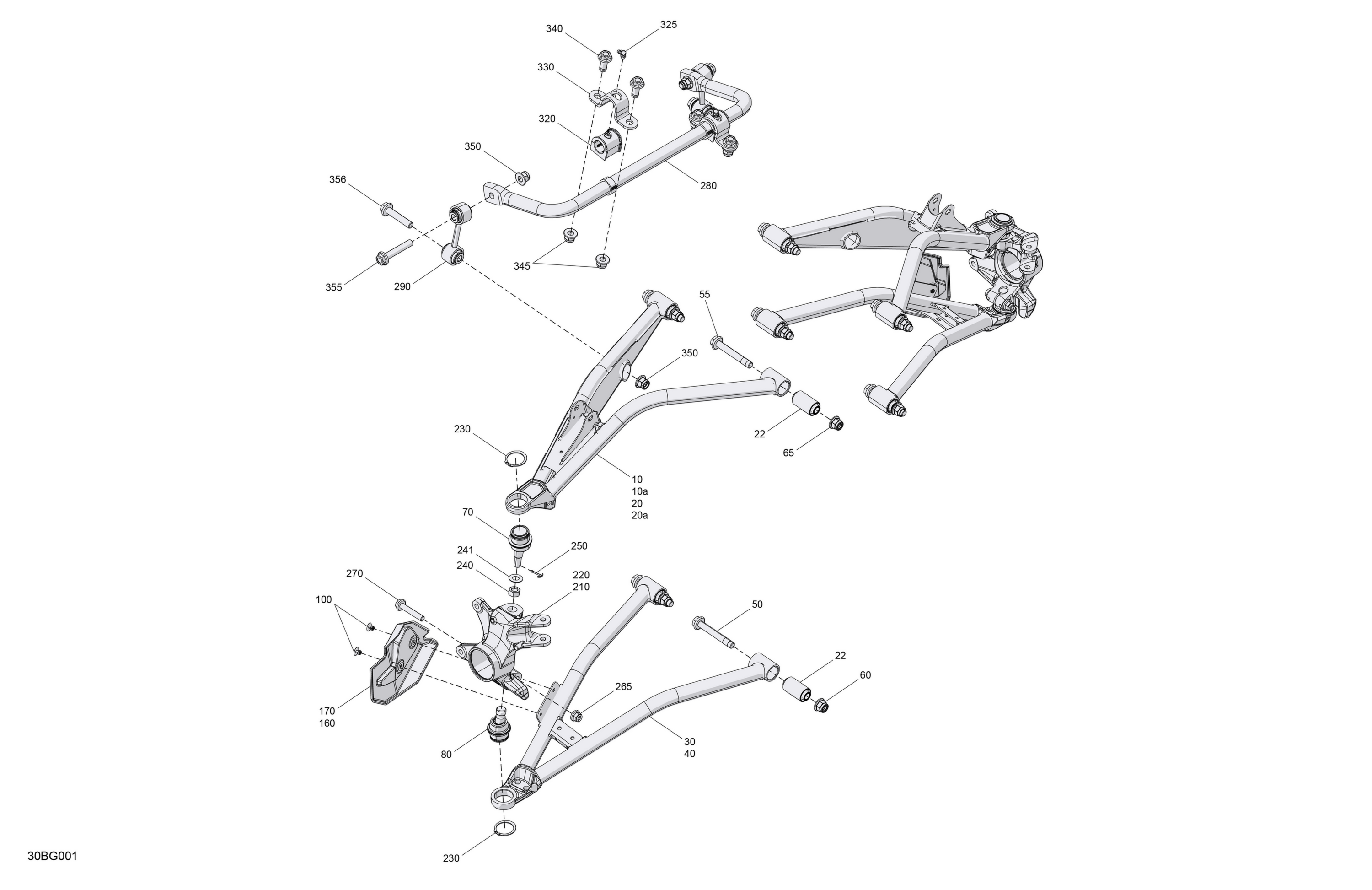 Схема узла: Suspension - Front Components