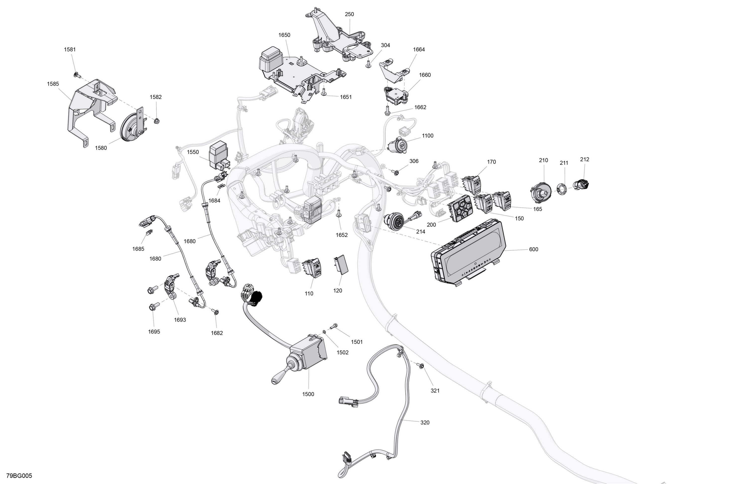 Схема узла: Electric - Front Section