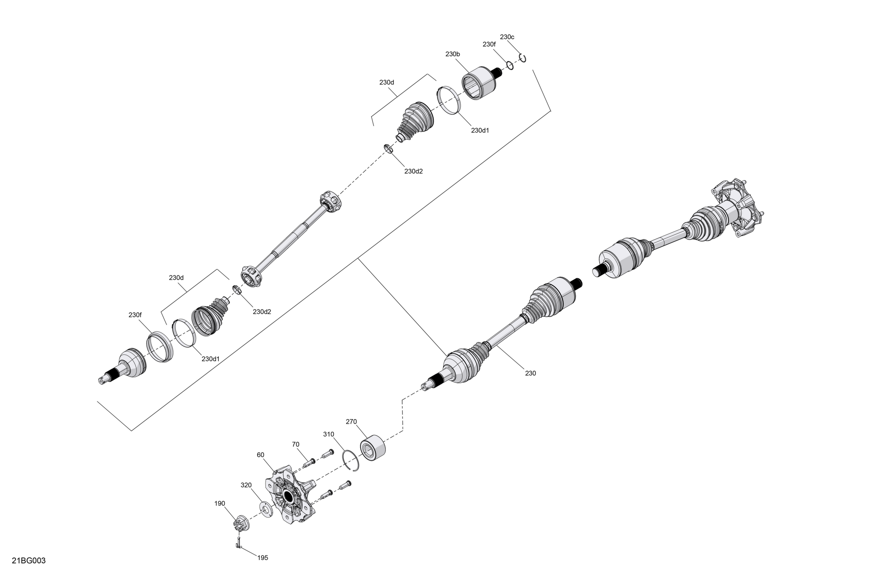 Схема узла: Drive - Rear - Common Parts
