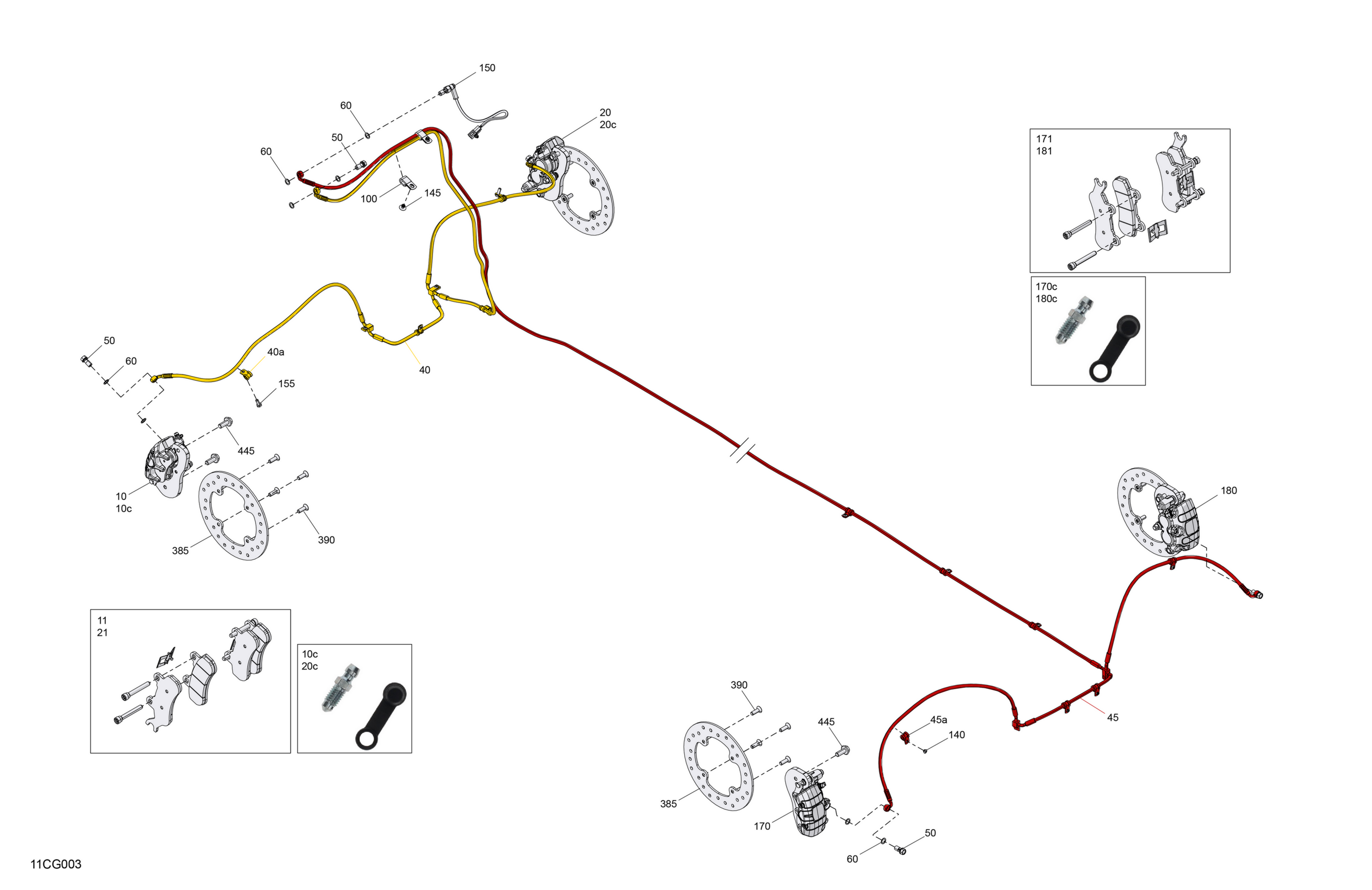 Схема узла: Mechanic - Brake System