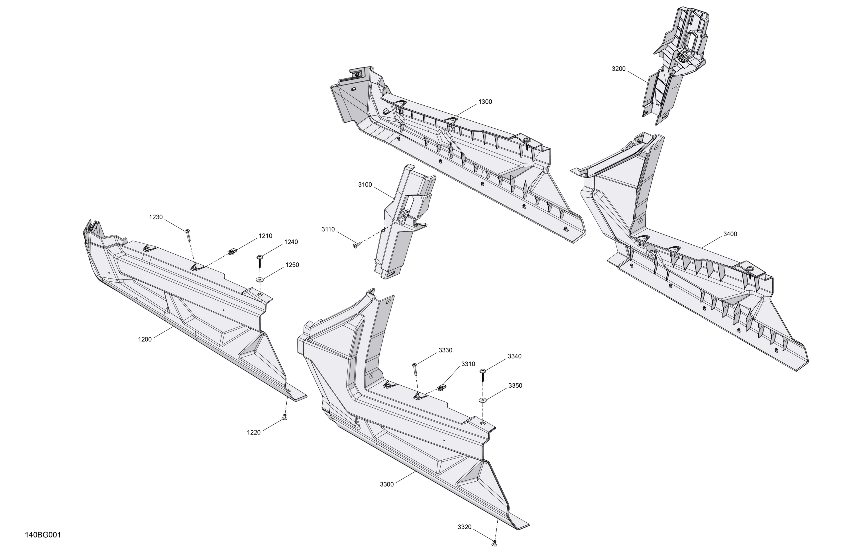 Схема узла: Body - Rocker Panel