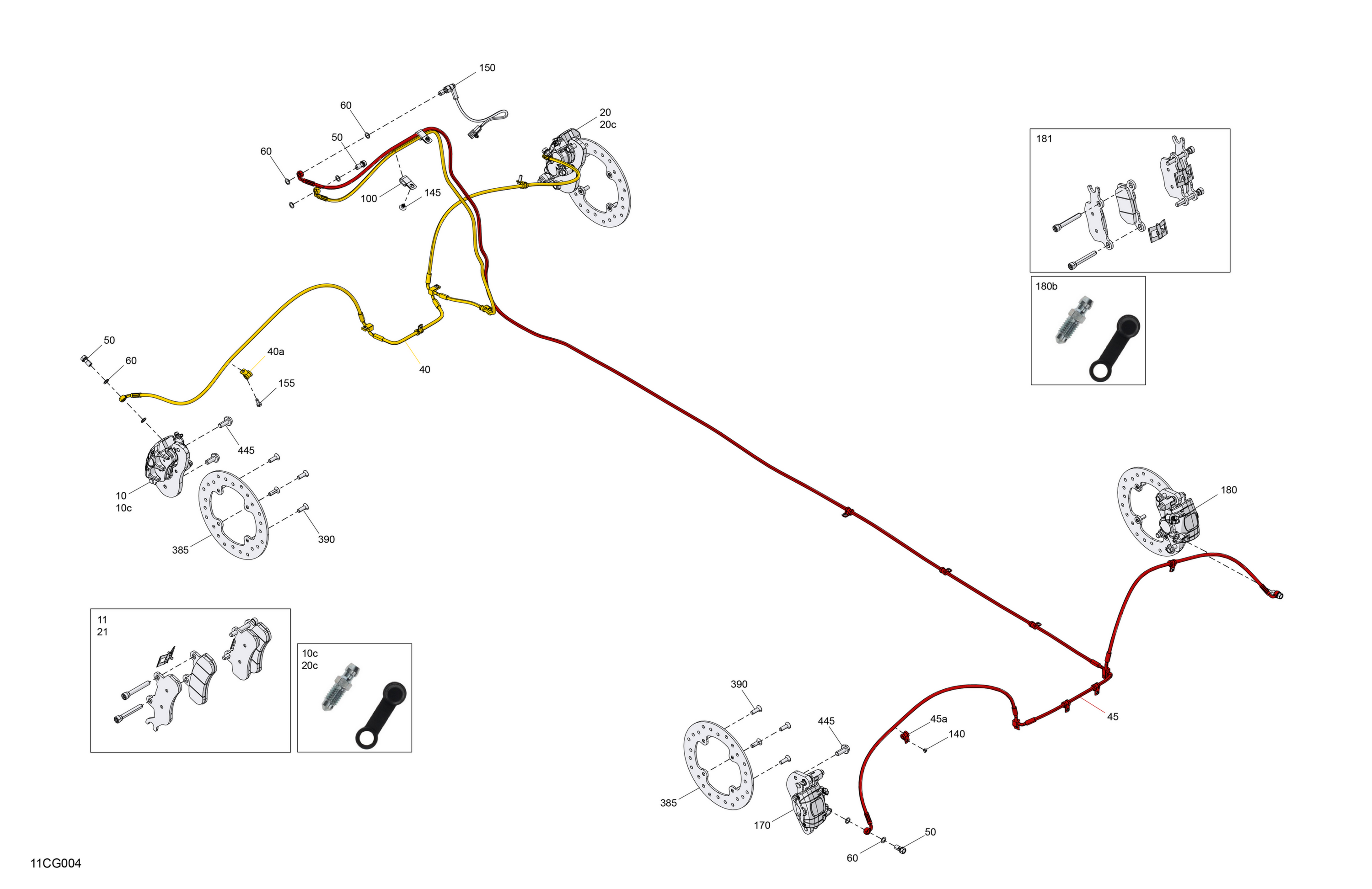 Схема узла: Mechanic - Brake System