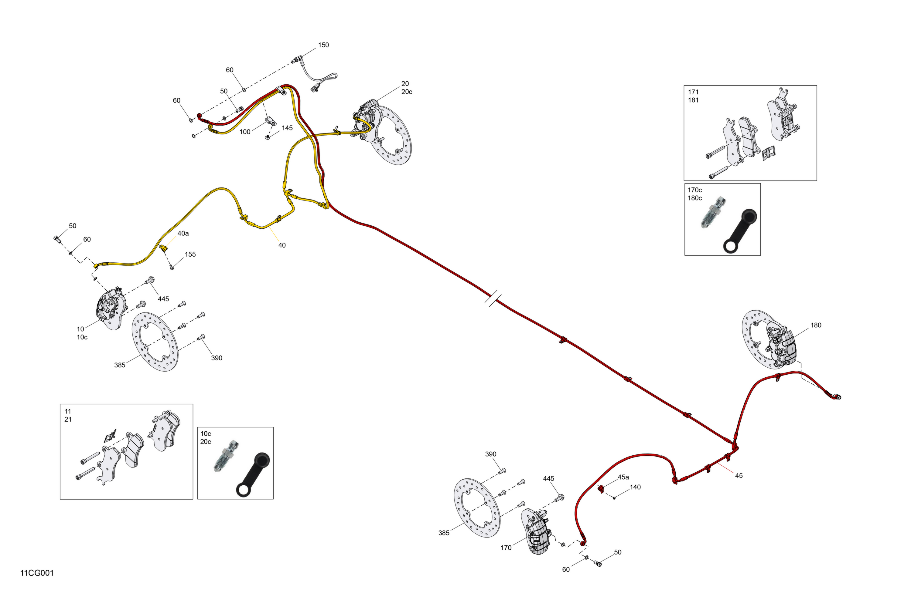 Схема узла: Mechanic - Brake System