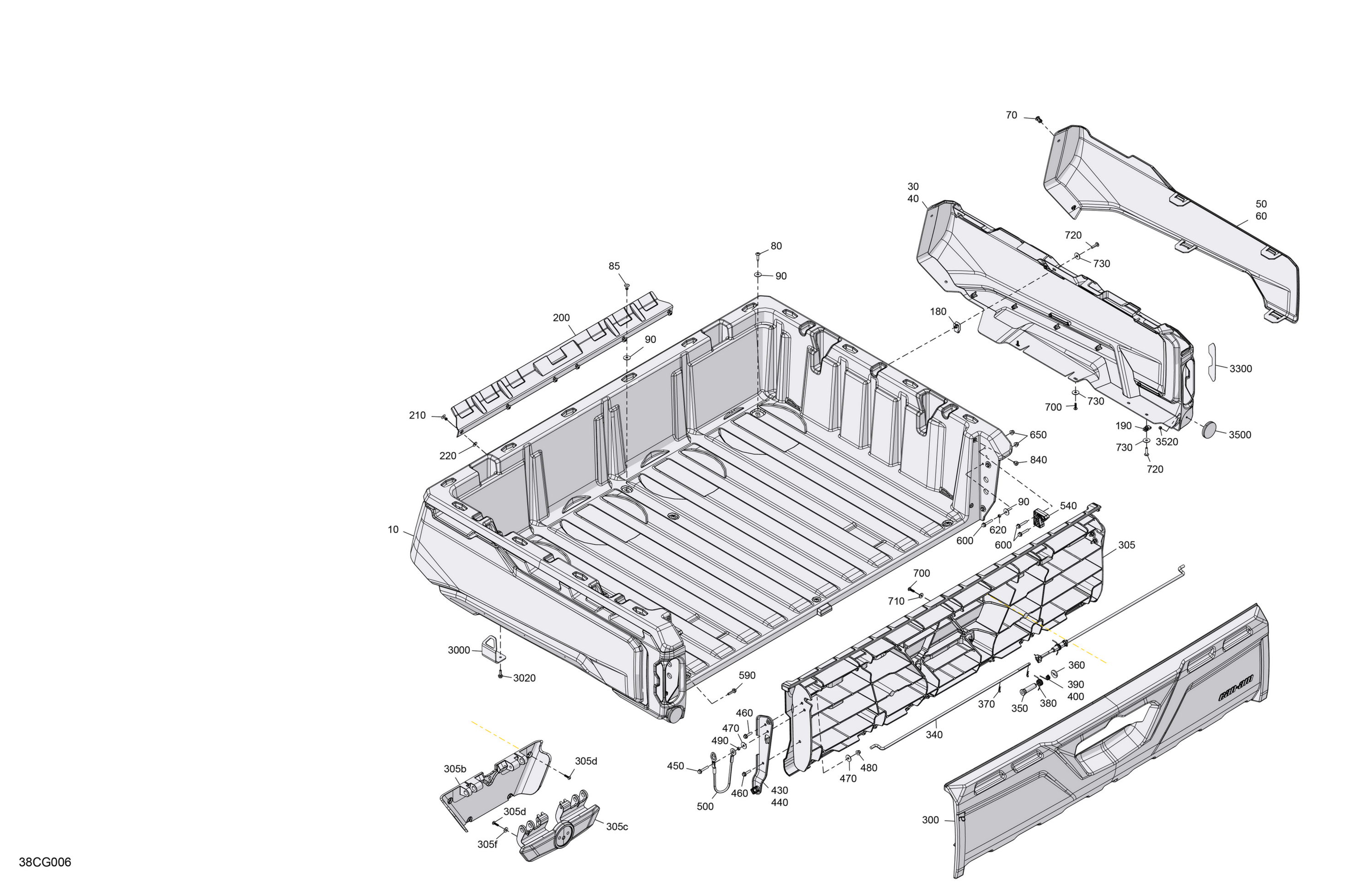Body - Cargo - Upper Section