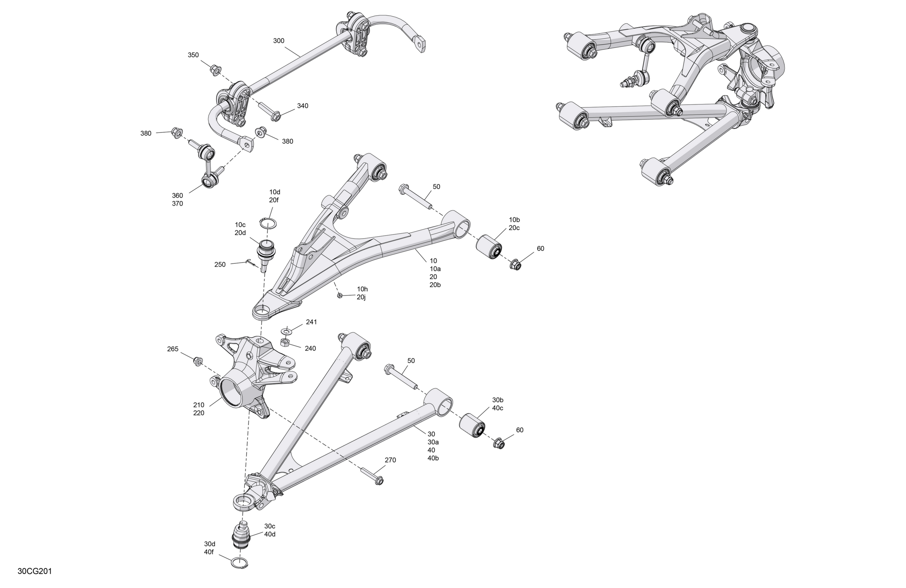 Схема узла: Suspension - Front Components