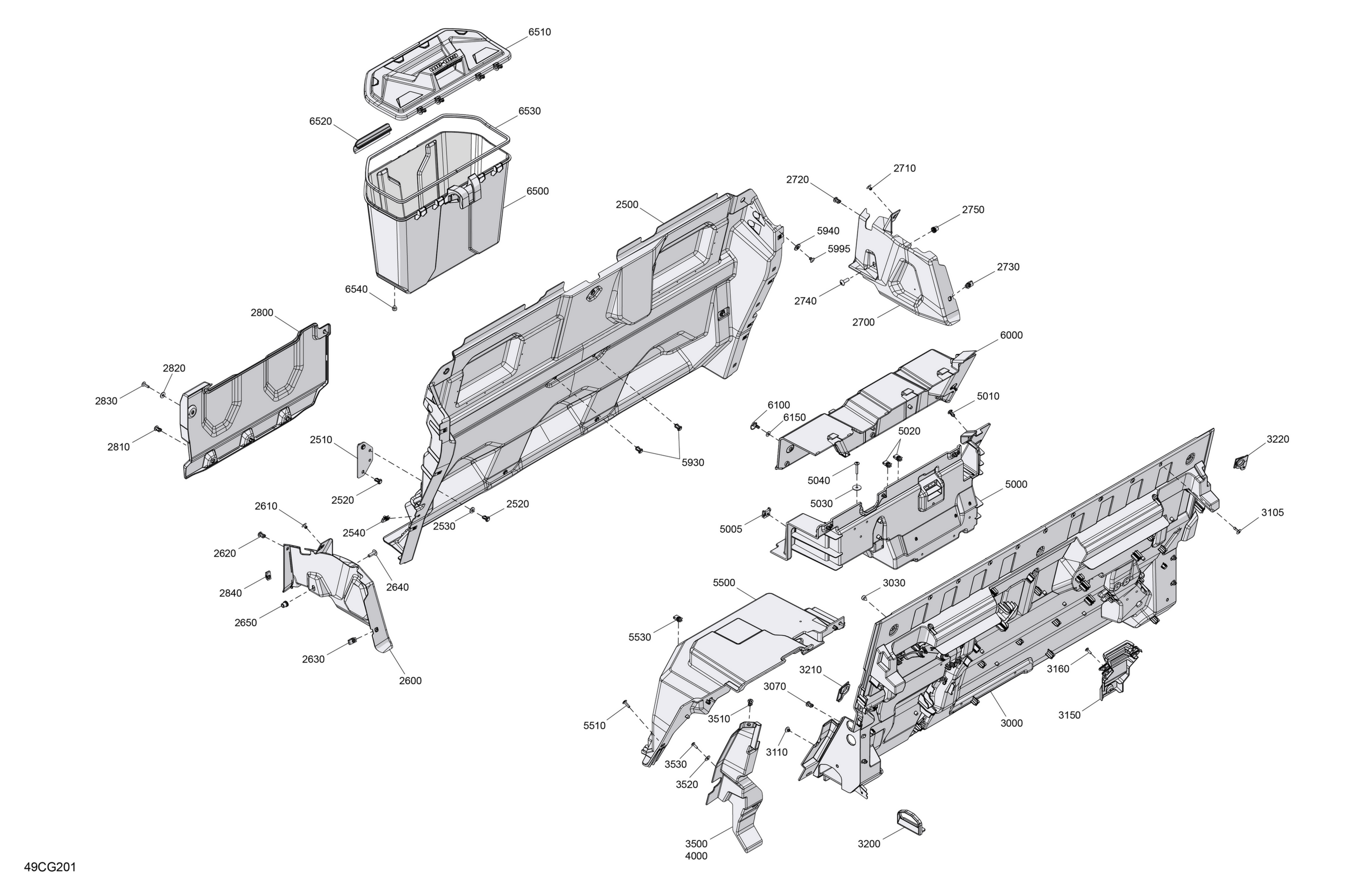Cab Interior - Back Wall