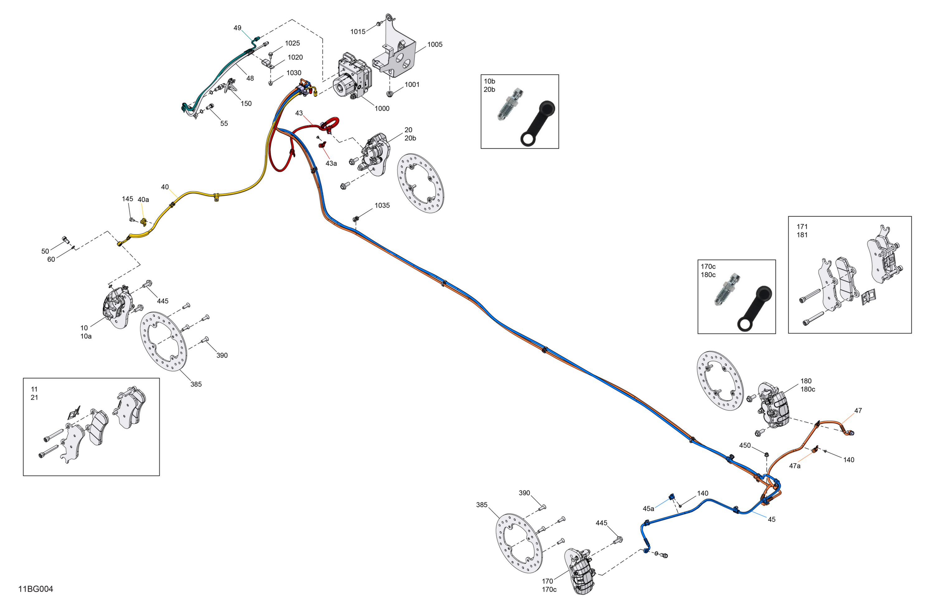 Схема узла: Mechanic - Brake System