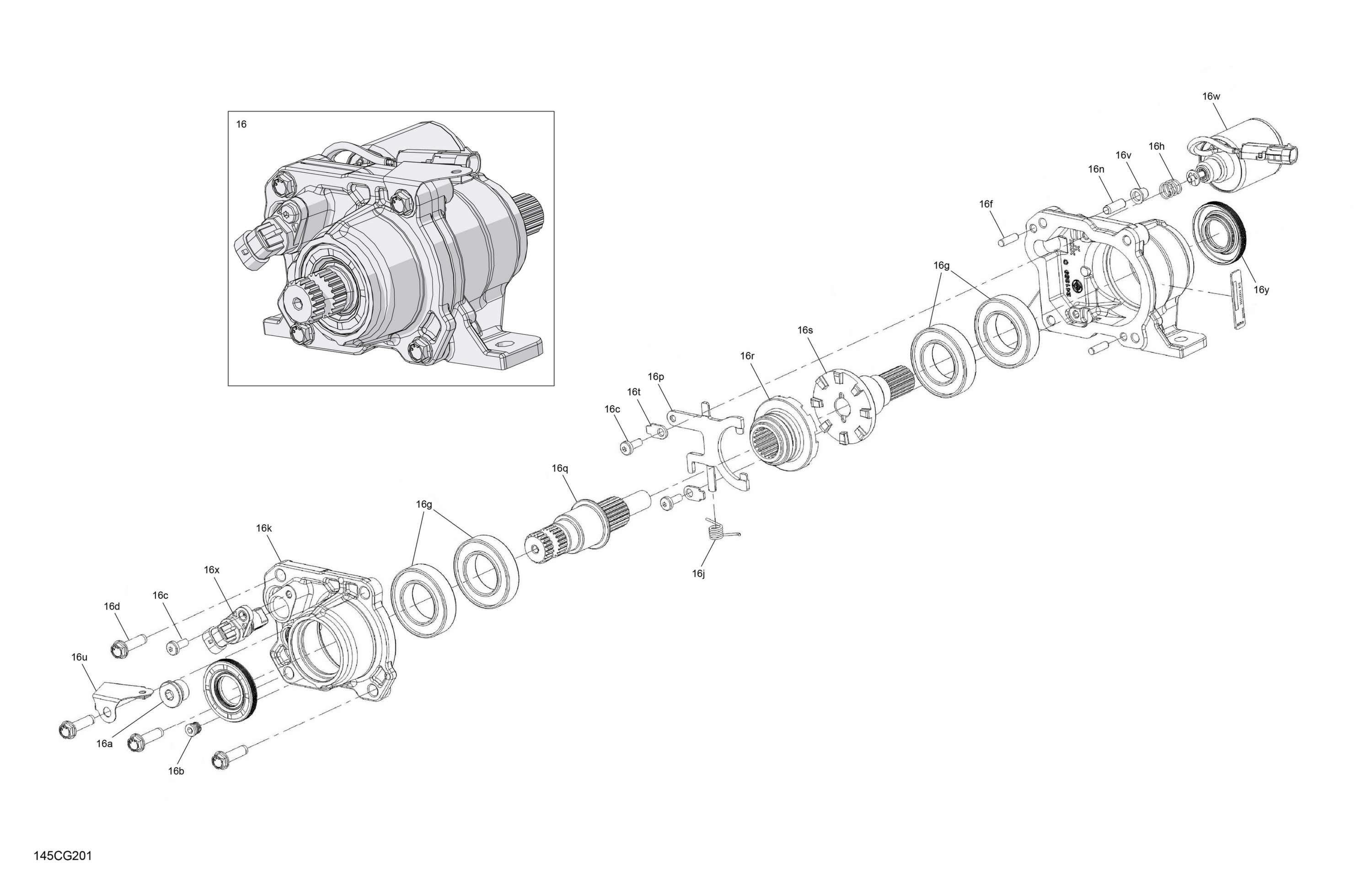 Схема узла: Drive - Clutch System