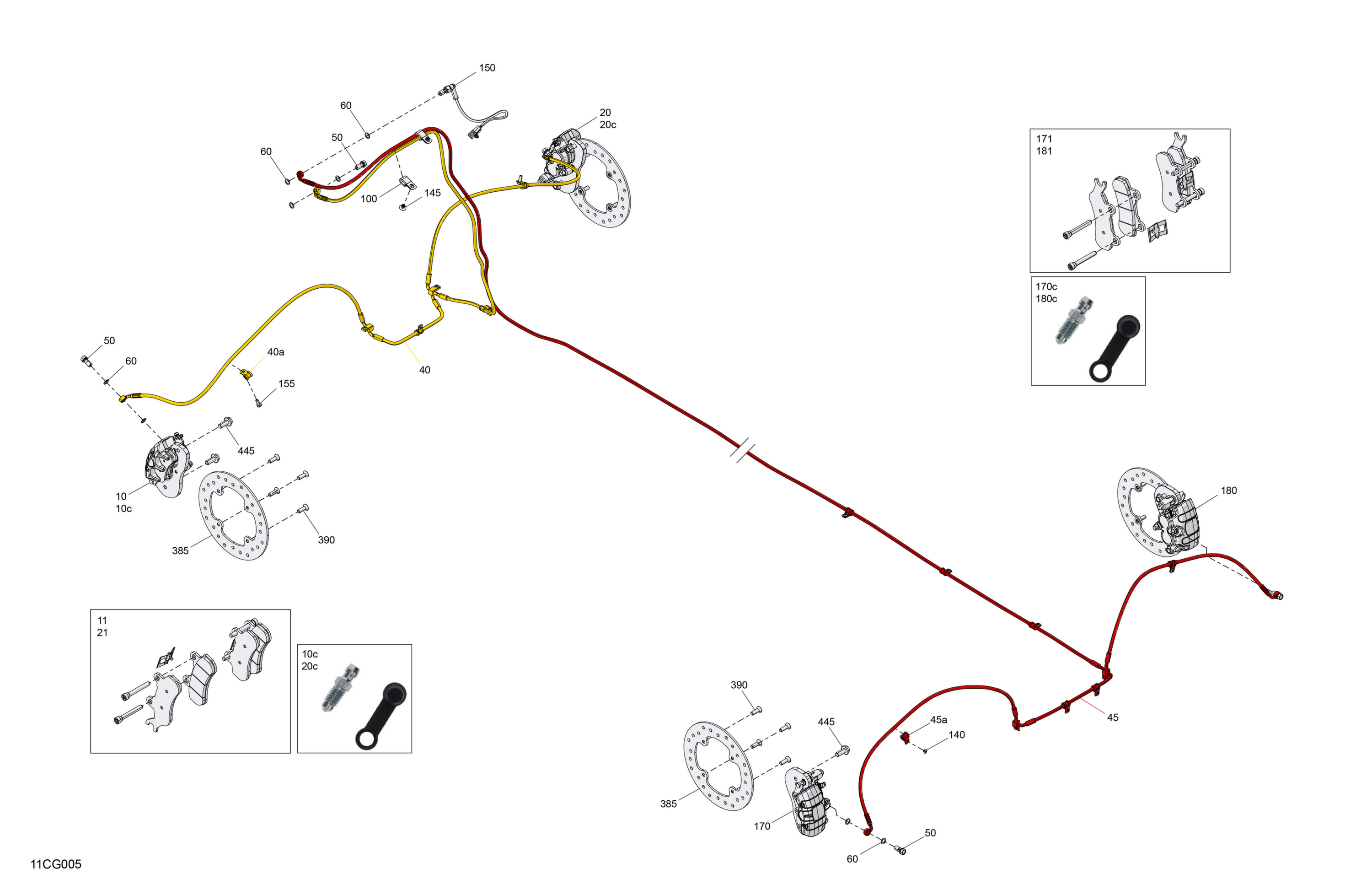 Схема узла: Mechanic - Brake System