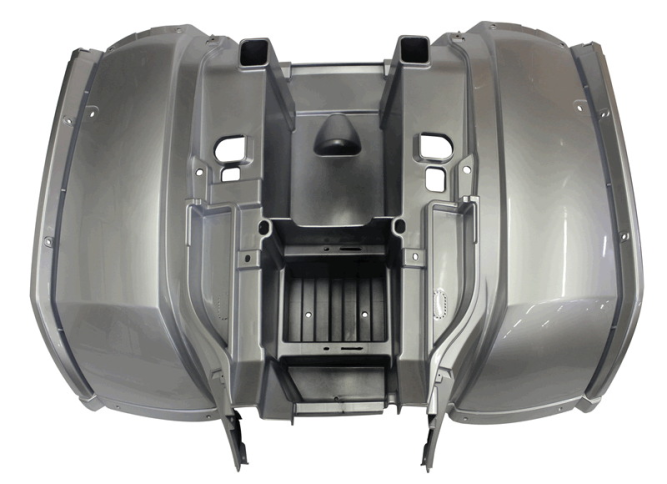 облицовка задняя (монокрыло; серебряный)