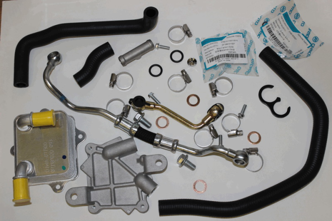 радиатор системы охлаждения масла в сборе