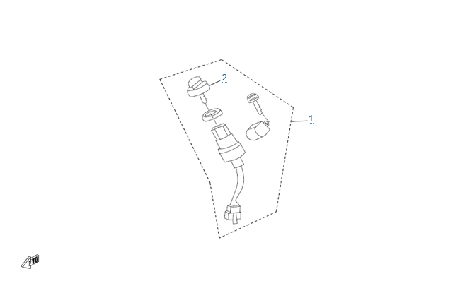 Схема узла: КОМПЛЕКТ ЗАМКОВ