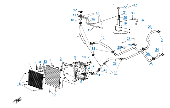 СИСТЕМА ОХЛАЖДЕНИЯ ДВИГАТЕЛЯ