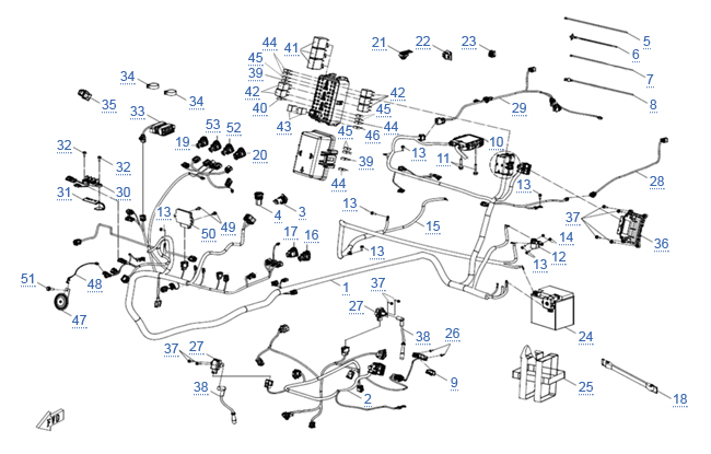 Схема узла: ЭЛЕКТРИЧЕСКАЯ СИСТЕМА (EPS)
