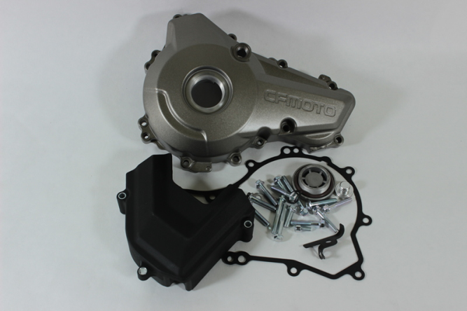 левая крышка картера в сборе