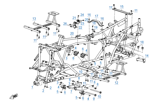 Схема узла: РАМА В СБОРЕ