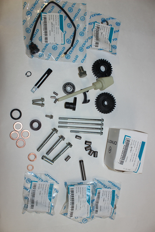 картер, левая половина в сборе