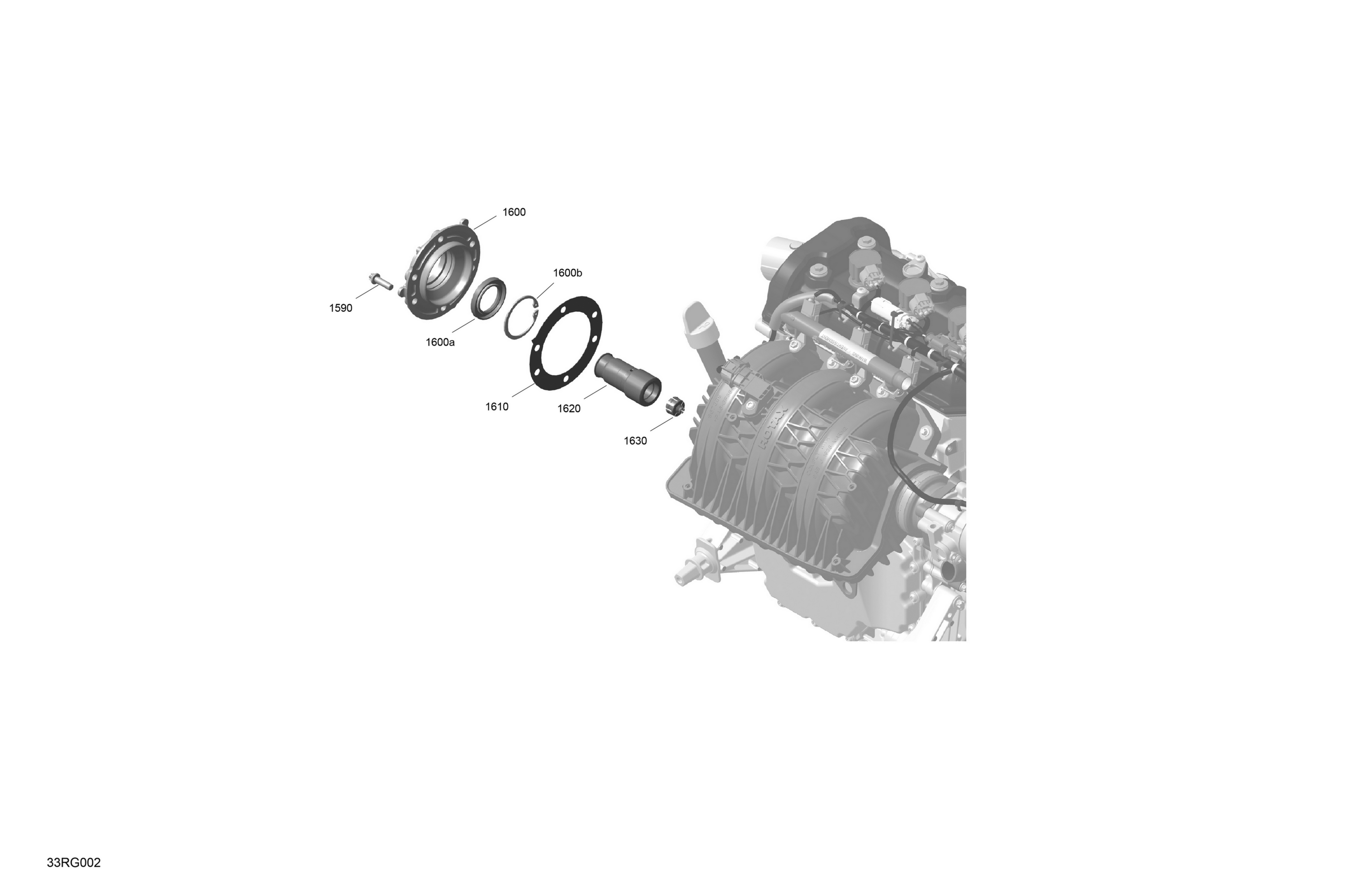 ROTAX - PTO Cover And PTO Sleeve