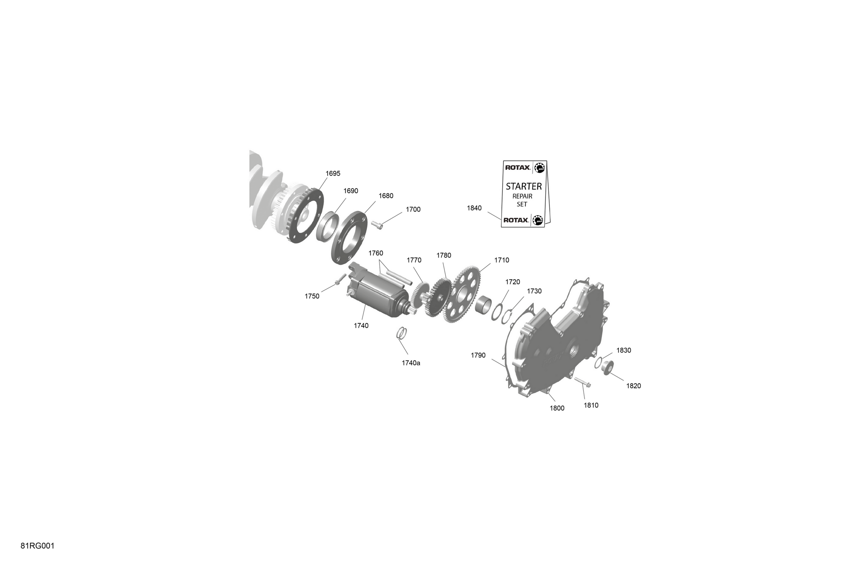 Схема узла: ROTAX - E-Starter