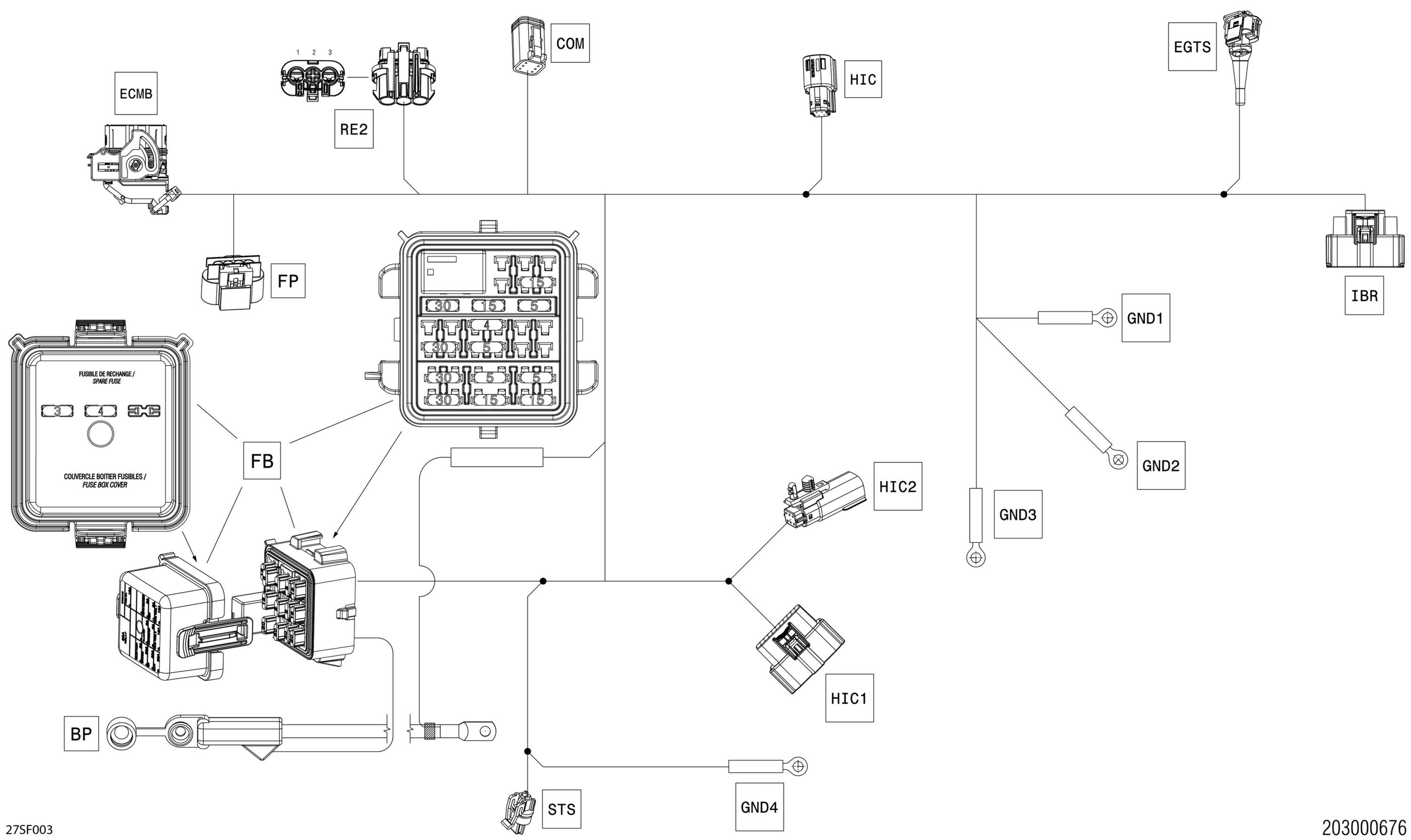 Electric - Main Harness - 278003783