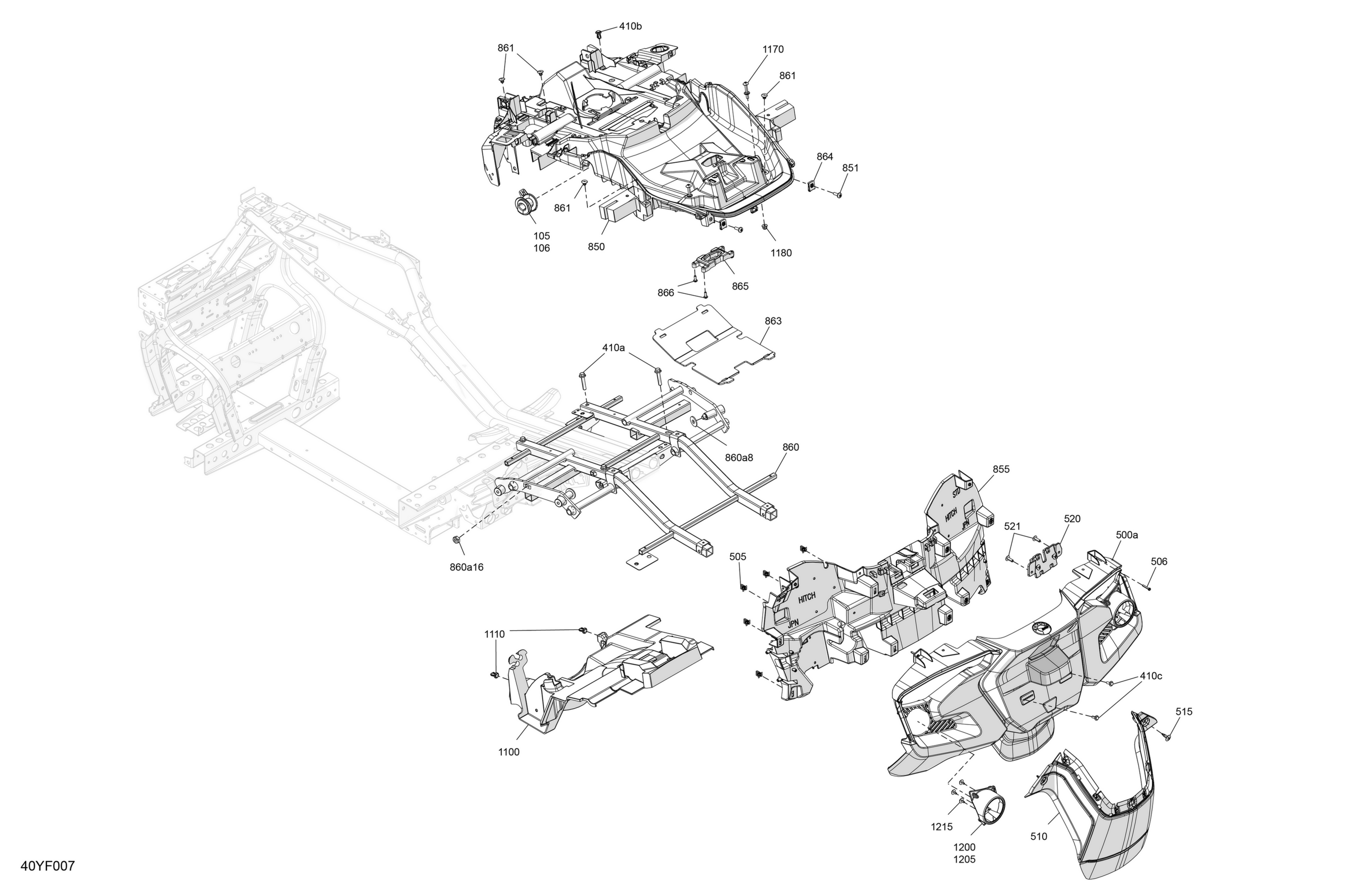 Body - Cargo Structure And Rear Fenders