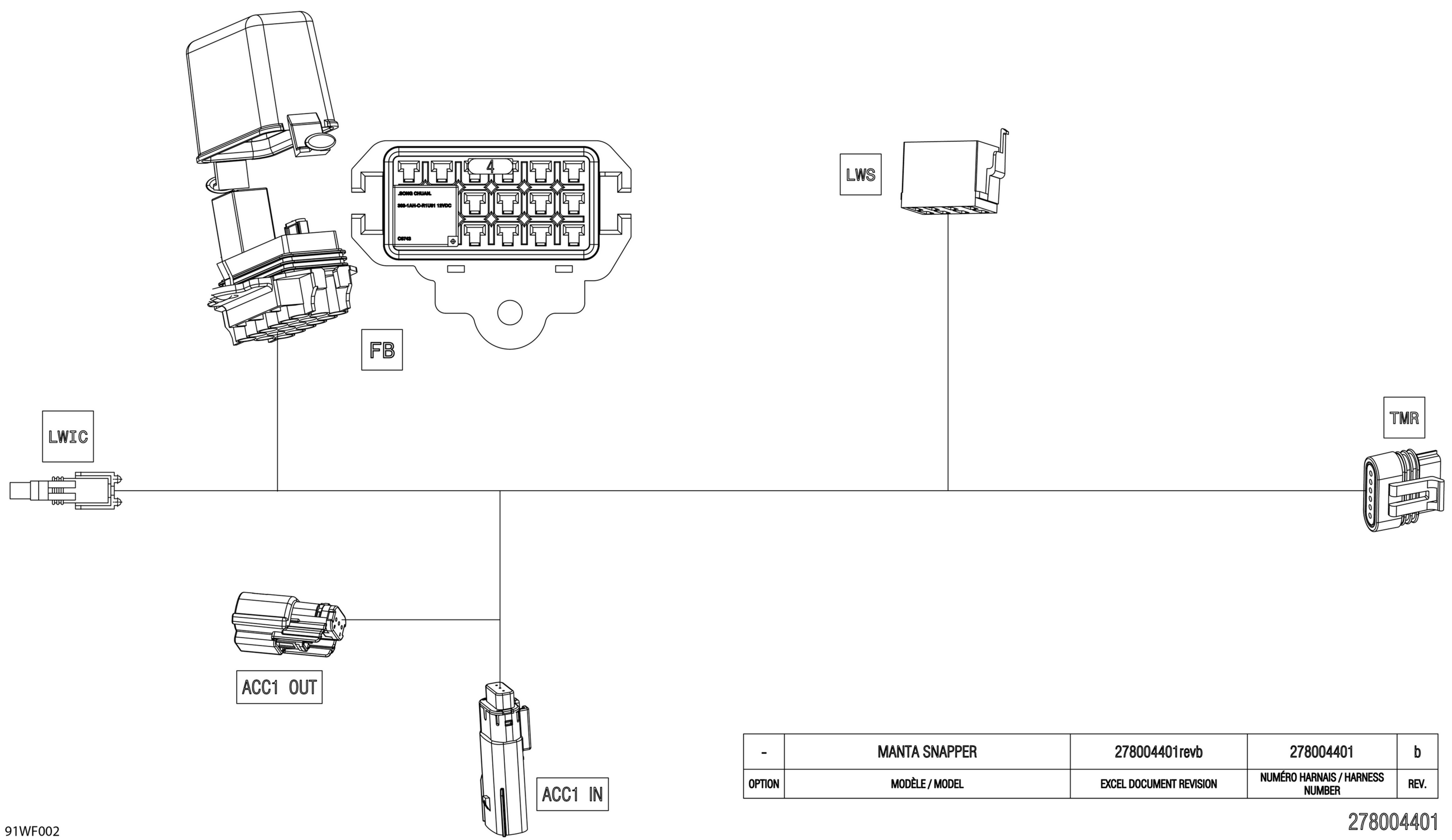 ELECTRIC - Livewell Wiring Harness - 278004401