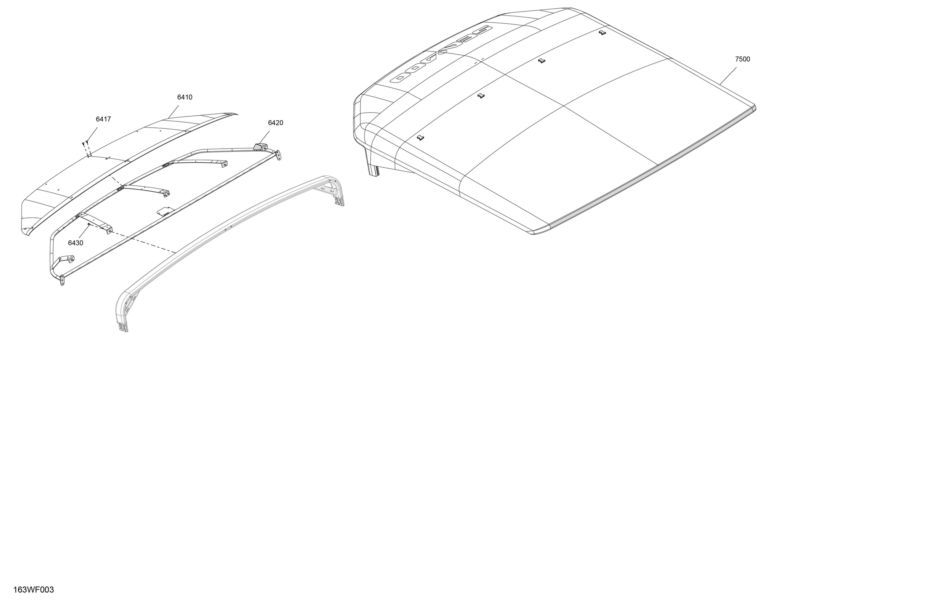 CANVAS - Bimini Top Front Section