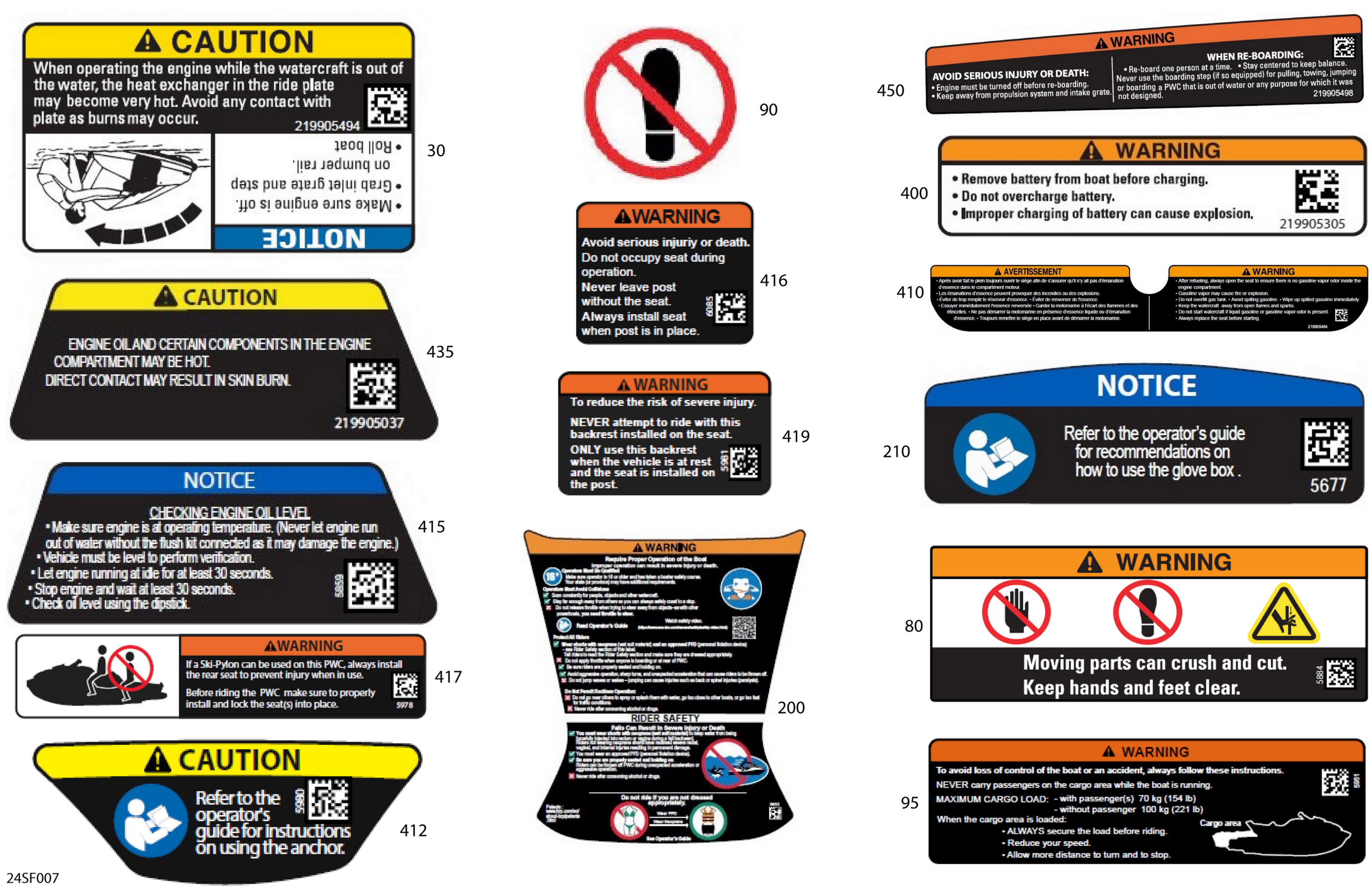 Body - Warning Decals