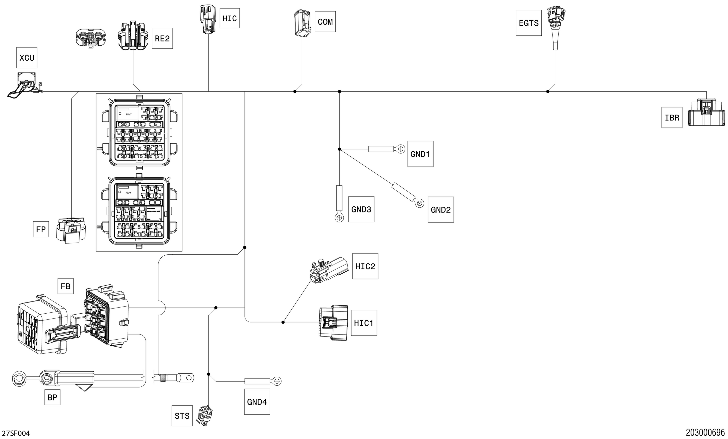 Electric - Main Harness - 278004731
