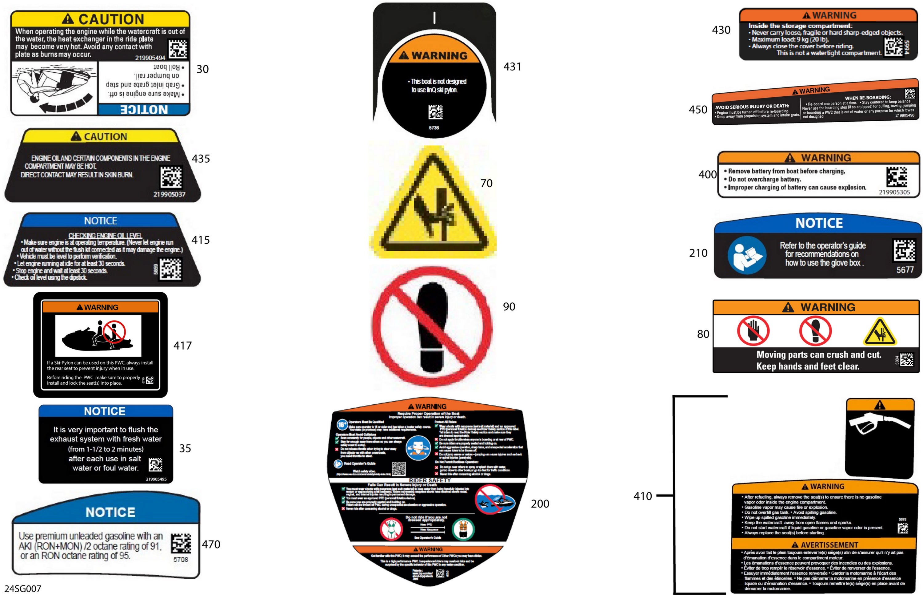 Body - Warning Decals
