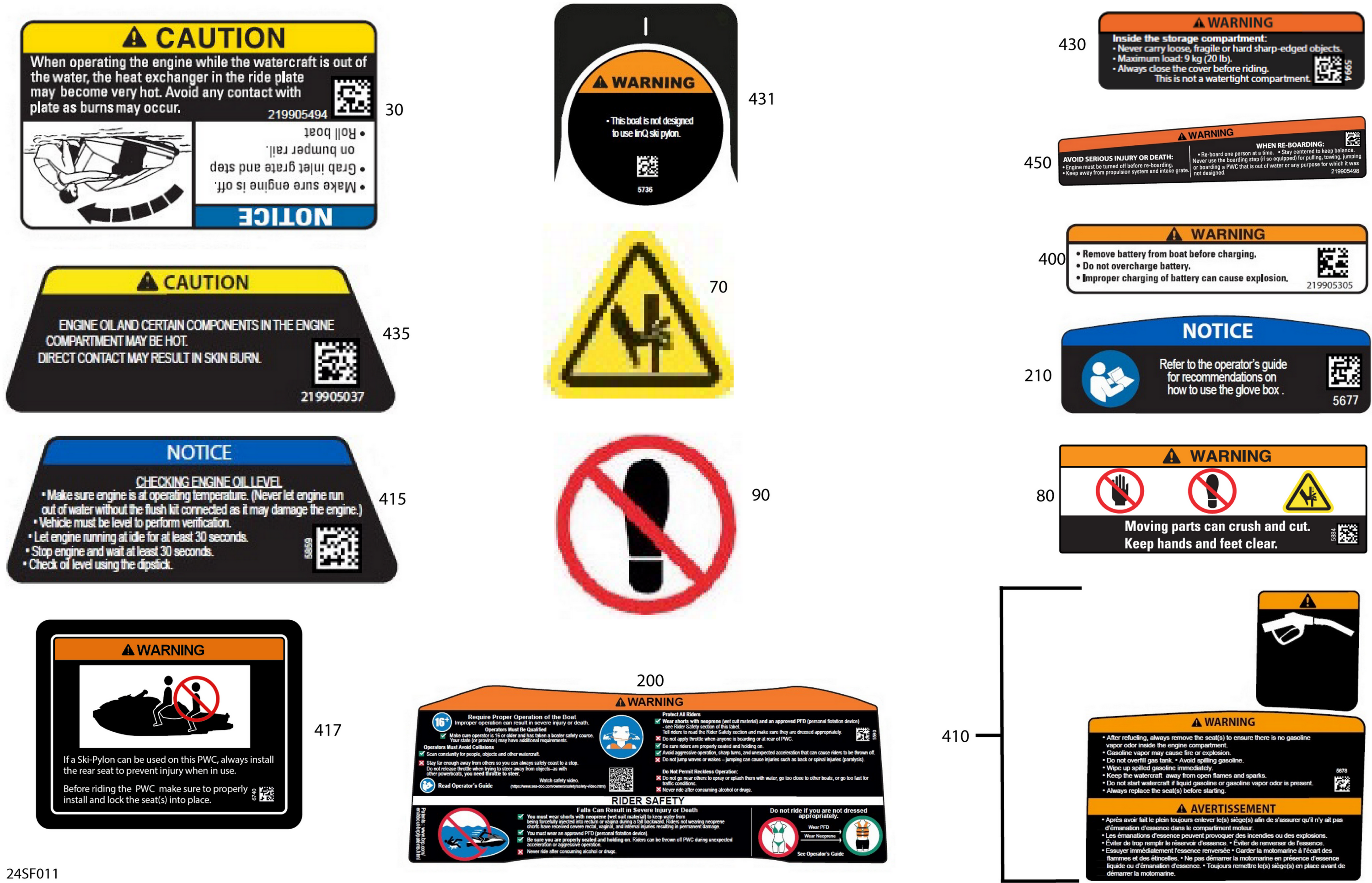 Body - Warning Decals