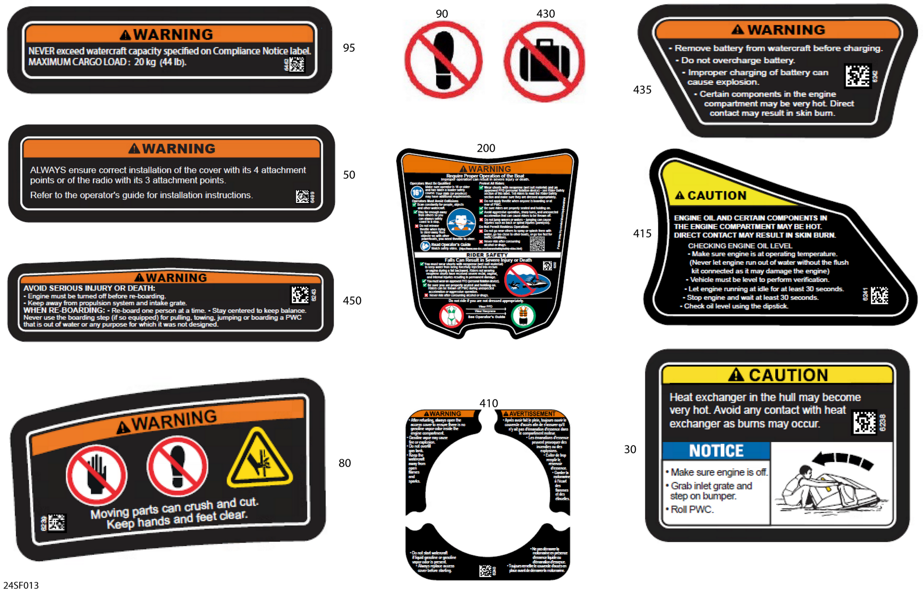 Body - Warning Decals