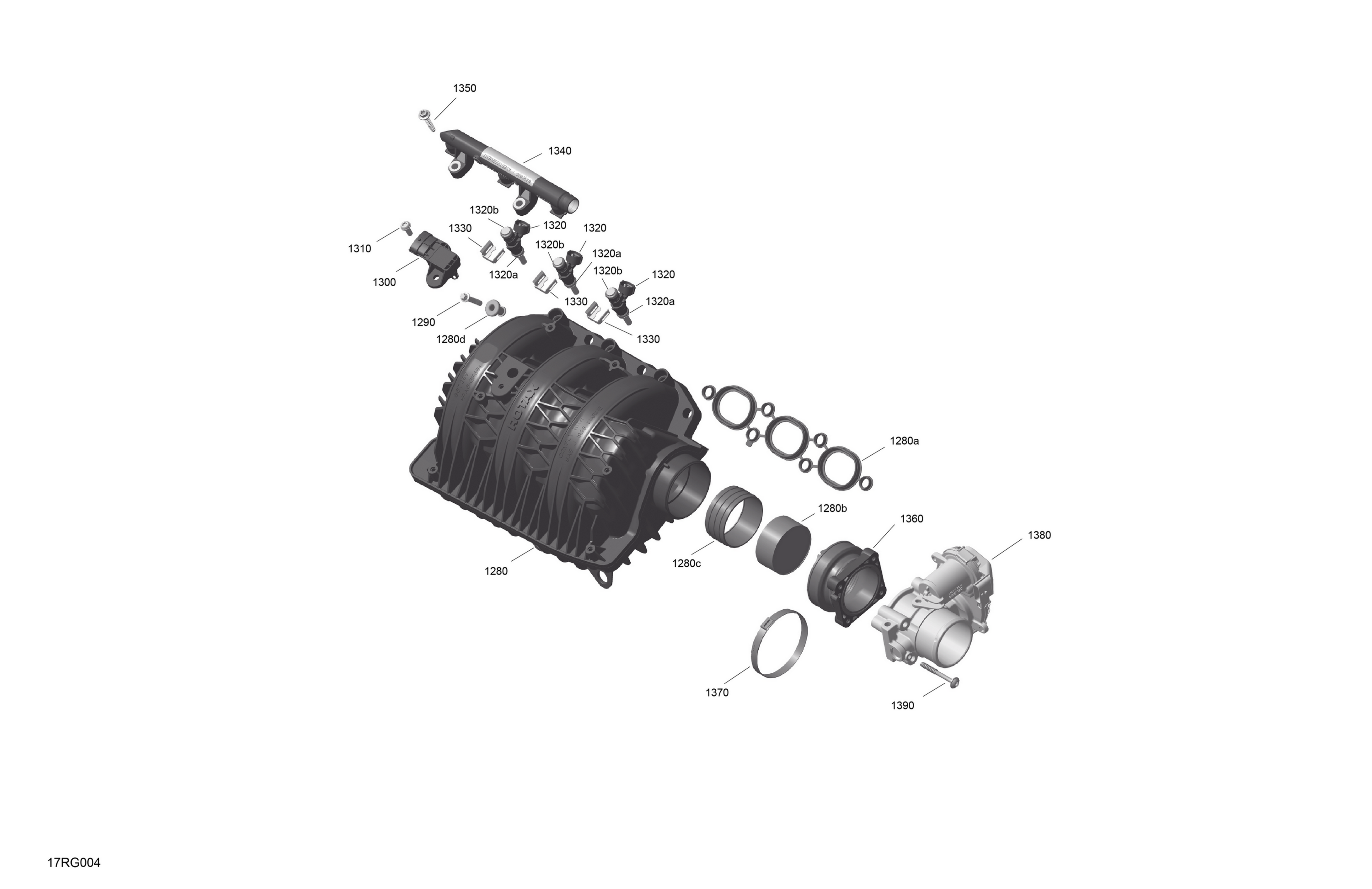 ROTAX - Air Intake Manifold And Throttle Body