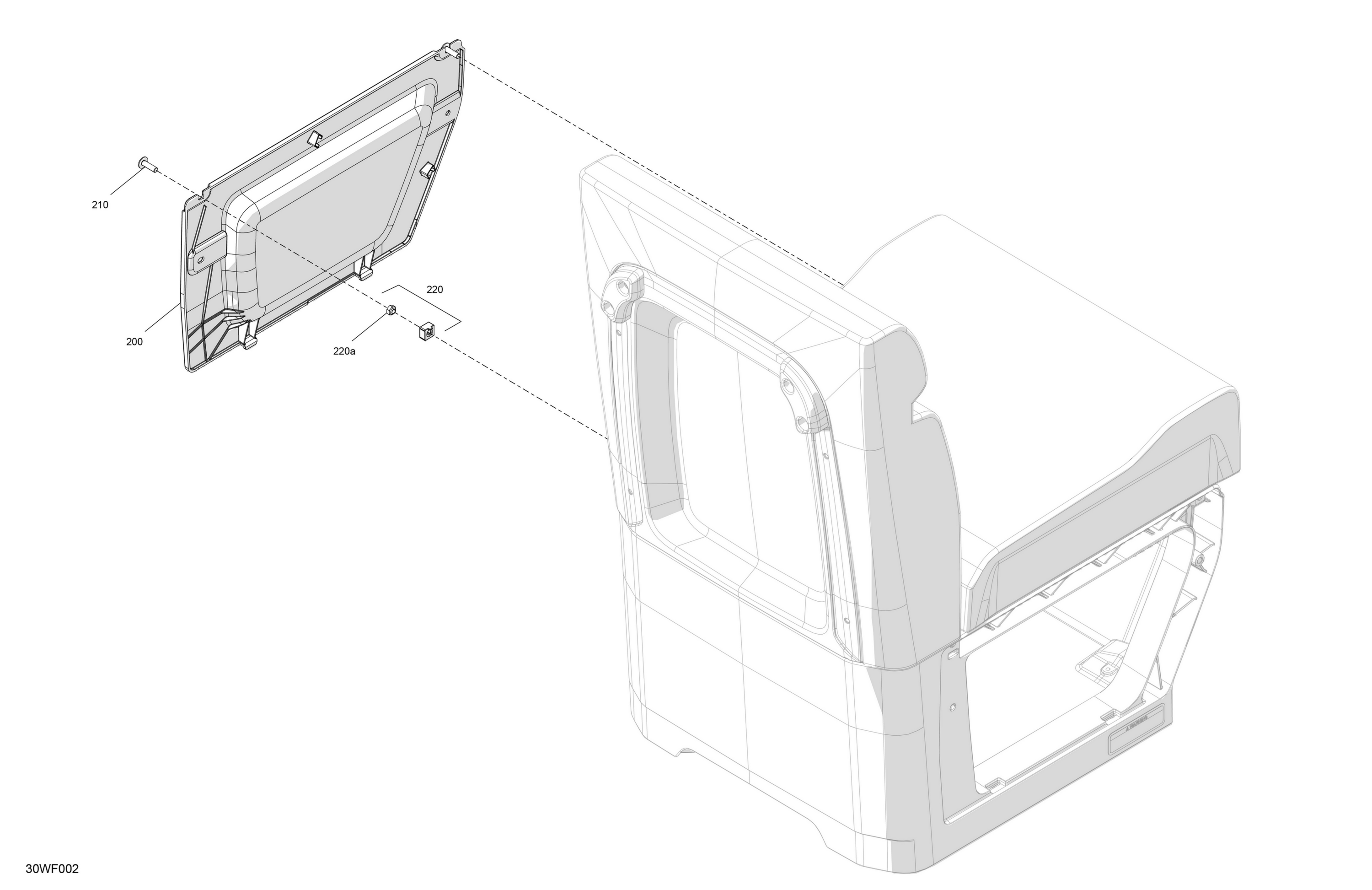 FURNITURE - Seat Side Panel (LH)