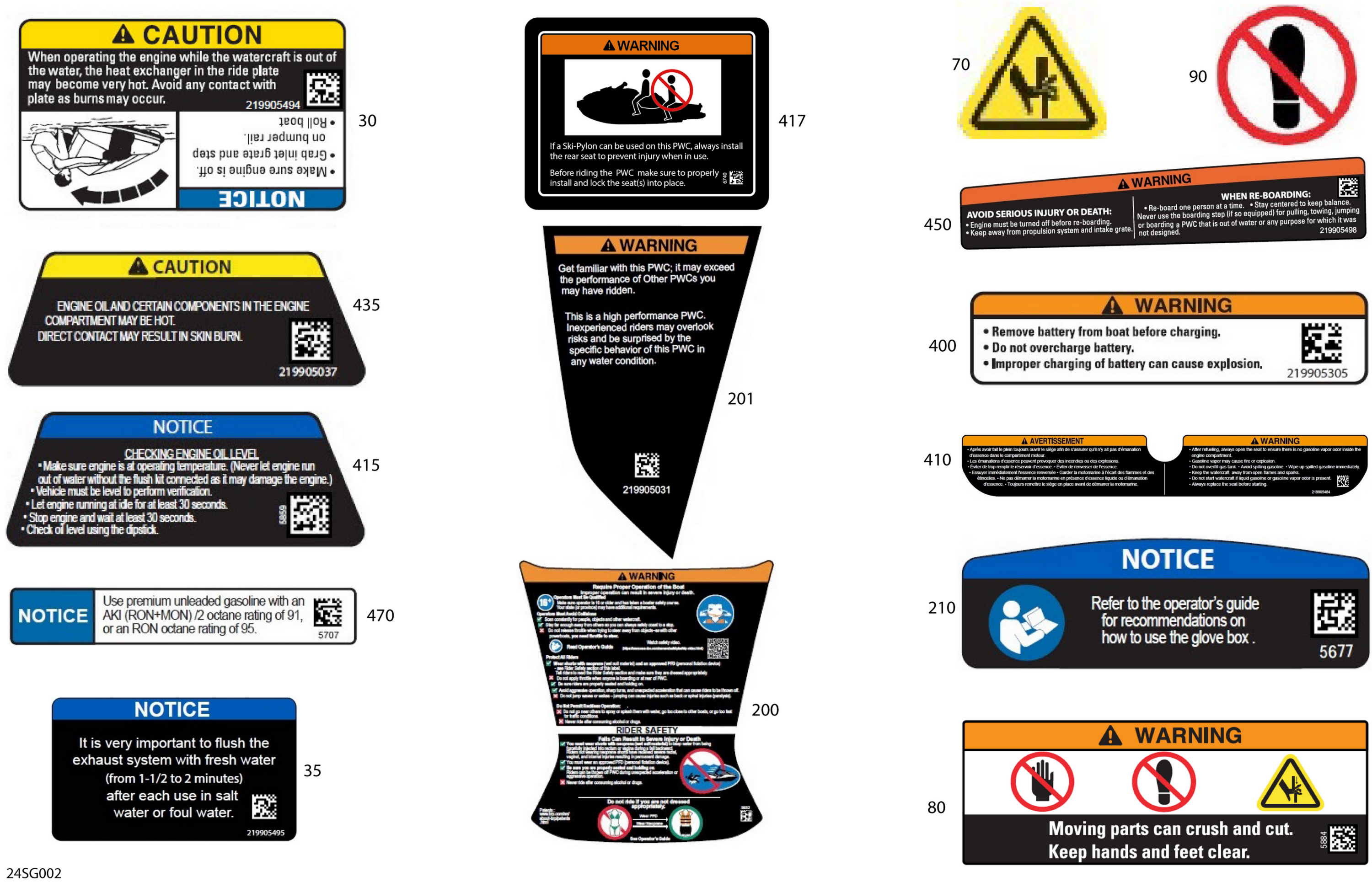 Body - Warning Decals