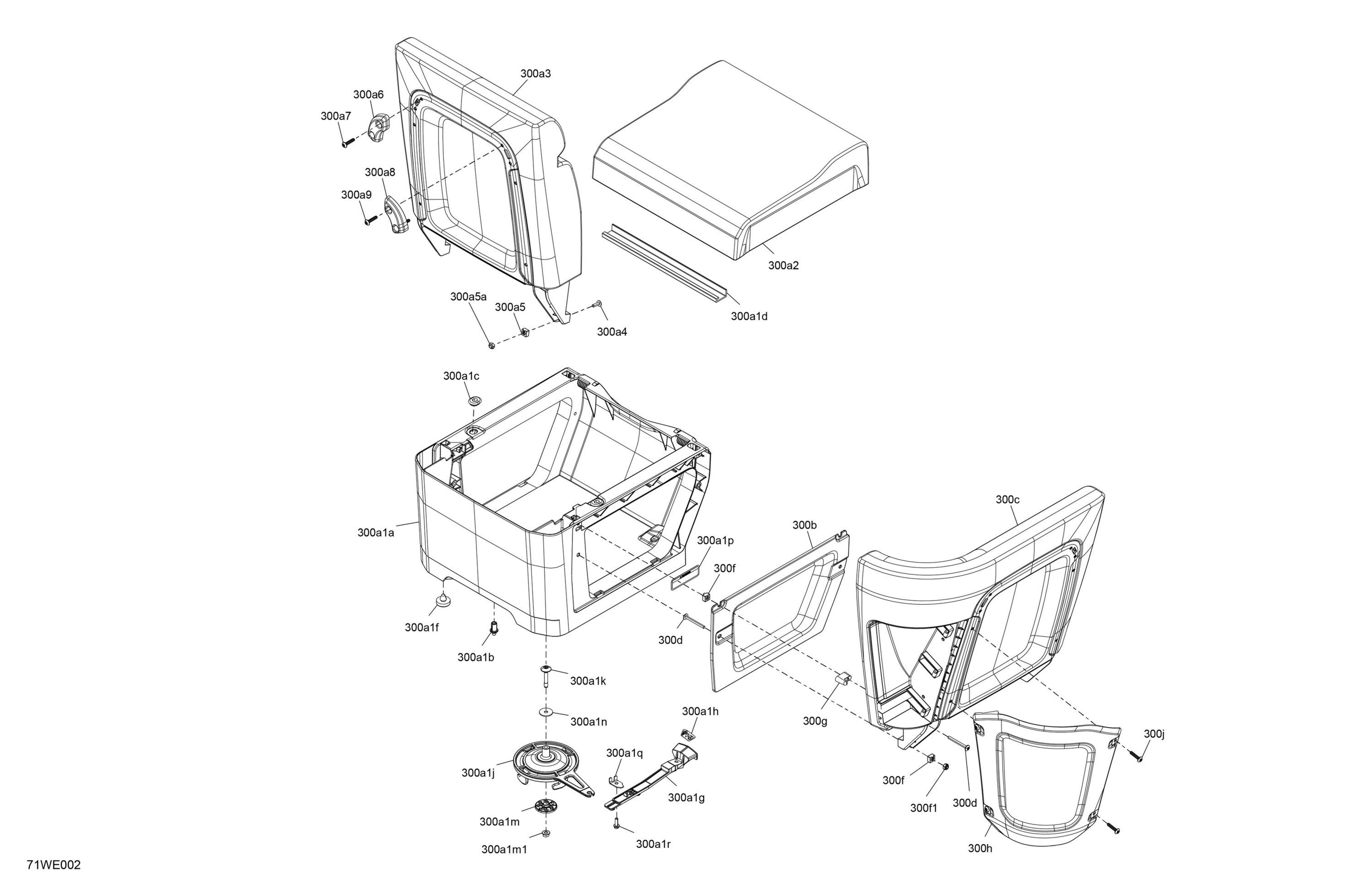 FURNITURE - Seat Corner Backrest (RH)