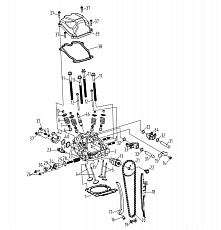 E02. Second cylinder head assy