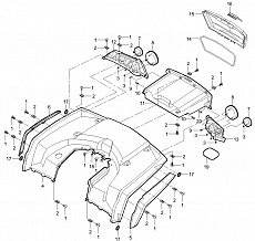 20. Rear vehicle body Assy